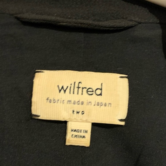 Aritzia Wilfred Montesson Jacket multicolored black and olive green size 2 - Picture 11 of 12